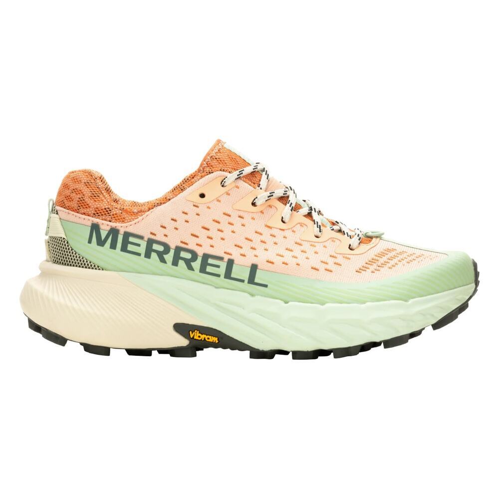 NEW Merrell Women's Agility Peak 5 Trail Running Peach/Spray Size US 8.5